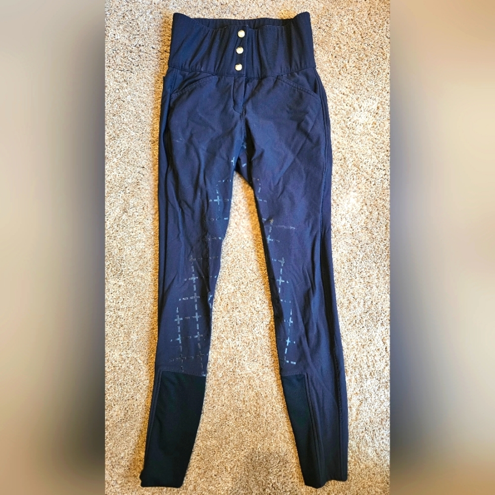 Horze Riding Pants Size 22 Navy Blue
